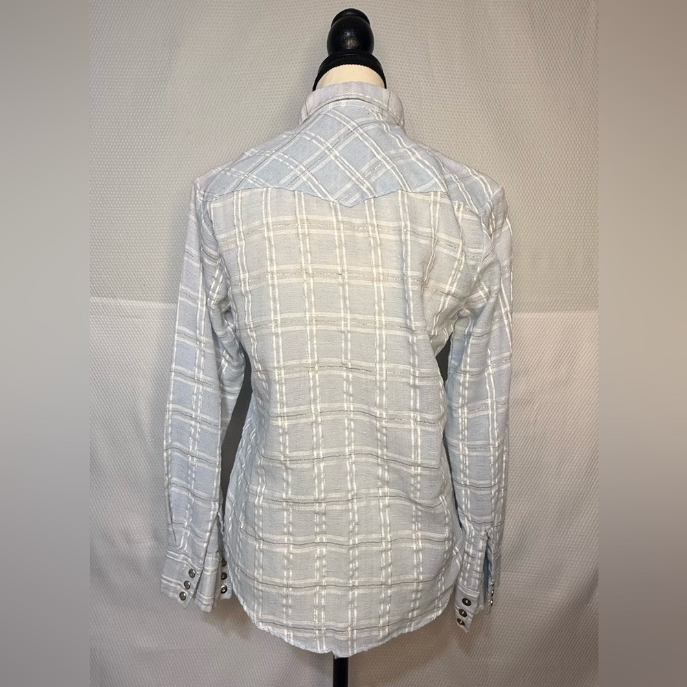 Ely Plains Vintage Pearl Snap Button Shirt - Picture 3 of 5